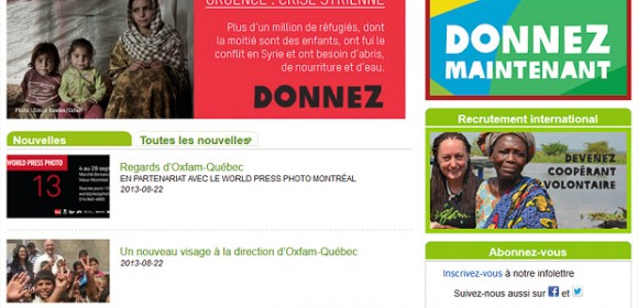 Webmaster at Oxfam-Québec